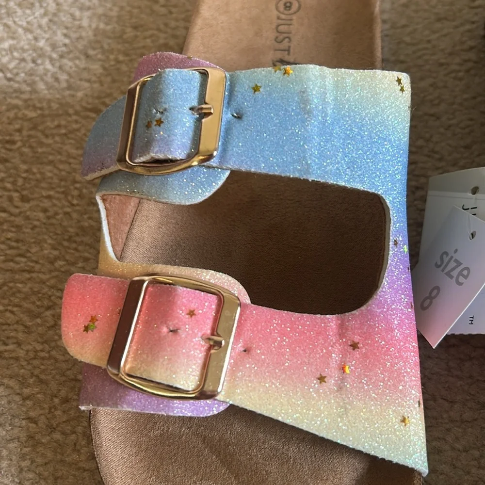 Brand new Just Be Rainbow Sandals - Picture 2 of 6